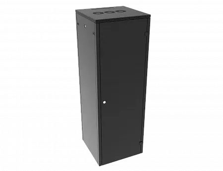 Шкаф телекоммуникационный напольный МИКсистем 19" серия ECO-L 36U 600*600 дверь металл черный