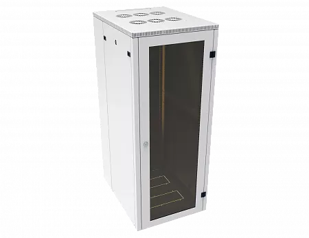 Шкаф телекоммуникационный напольный МИКсистем 19" серия ECO-L 36U 600*800 дверь стекло серый