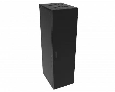 Шкаф телекоммуникационный напольный МИКсистем серия ECO+ 19" 18U 600*800 дверь металл черный
